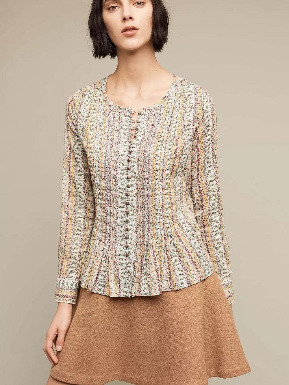 Maeve By Anthropologie "Gelise Button Blouse"